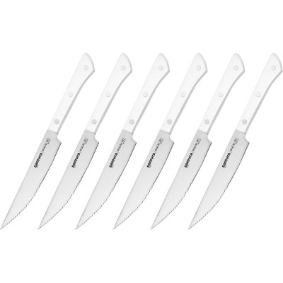 Набор из 6-ти стейковых ножей SAMURA HARAKIRI SHR-0260W